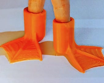 Duck Feet Finger Puppet!
