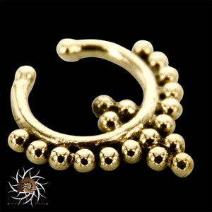 Fake Septum Ring Faux Septum Ring Fake Piercing Clip On Piercing Clip On Septum Septum Jewelry Septum Cuff Nose Jewelry SPF21 image 2
