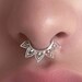 see more listings in the Fake Septum Rings section