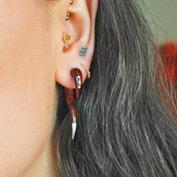 Fake Gauge Earrings Etsy