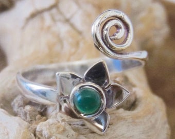 Adjustable Silver Plated Upper Finger Ring - Minimalist Style