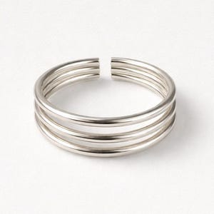 Sterling Silver Toe Ring - Adjustable Beach Jewelry