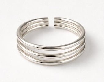 Anello per alluce in argento sterling - Gioiello da spiaggia regolabile
