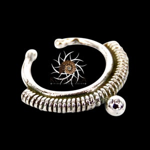 Fake Septum Ring - Faux Septum Ring - Fake Piercing - Clip On Piercing - Clip On Septum - Septum Jewelry - Septum Cuff - Nose Jewelry SPF47