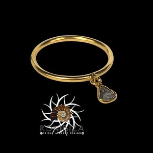 Gold Ring Mit Polki Diamanten - Gold Diamant Ring - Minimal Ring - Minimalistischen Ring - Verlobungsring - Versprechen Ring - Klassische Diamant Ring