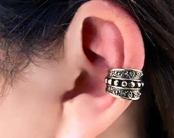 Brass Ear Cuff – Tribal Non Pierced Cartilage Earring