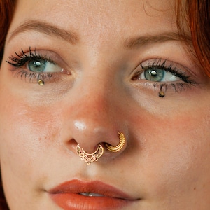 Bronze Nostril Ring Etsy UK