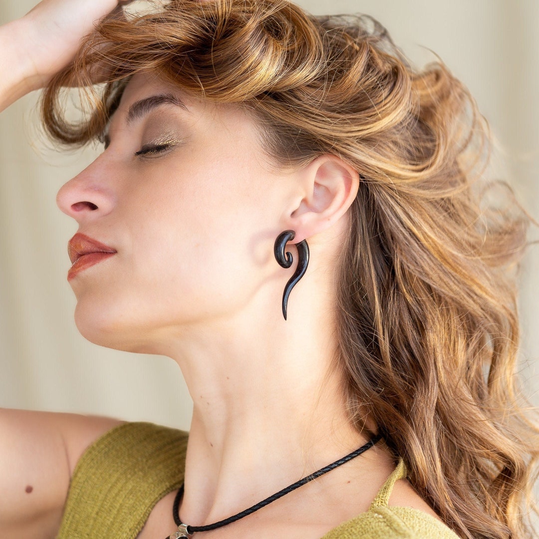 Finti Dilatatori Orecchini Finti Calibro, Piercing Finto