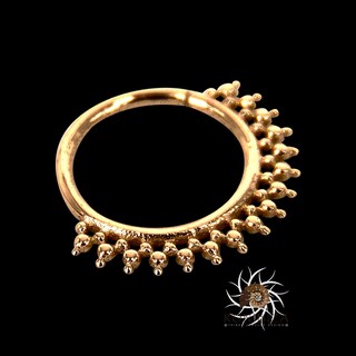 Cerchio Nasale In Acciaio Chirurgico: Piercing Alla Cartilagine Spesso 1 Mm - Italia