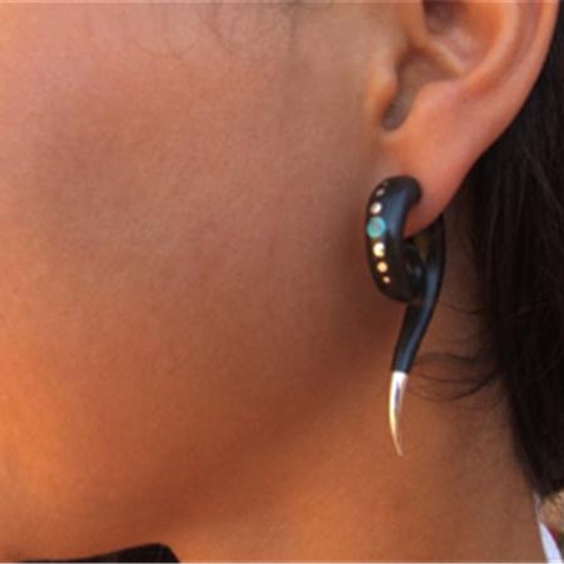 Lal Fake Gauge Earrings Faux Gauge Earrings Fake Ear Gauge Etsy