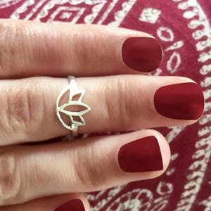 Silver Knuckle Ring - Silver Midi Ring - Silver Cuff Ring - Stack Ring - Upper Finger Ring - Adjusable Ring - Minimal Silver Ring (T76S)