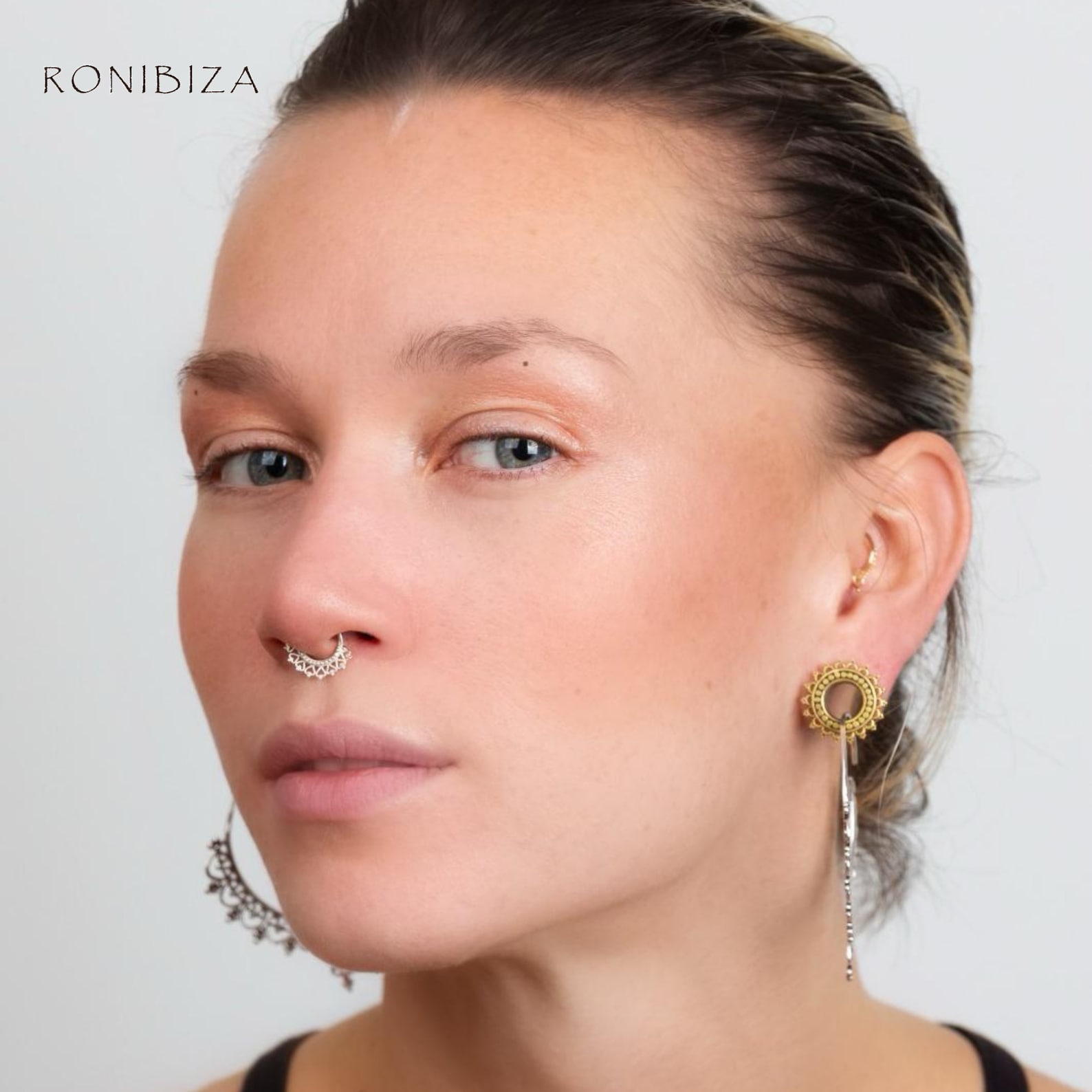 Gotam Brass Plugs Ear Plugs Ear Gauges Tribal Plugs Etsy