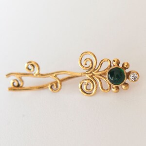 Bijoux de cartilage, Bijou d'oreille en or, Contour d'oreille, Boucles d'oreilles grimpeur, Boucles d'oreilles en pierres précieuses, Bijou d'oreille en onyx vert, Boucle d'oreille tribale, Bijoux de bijou d'oreille