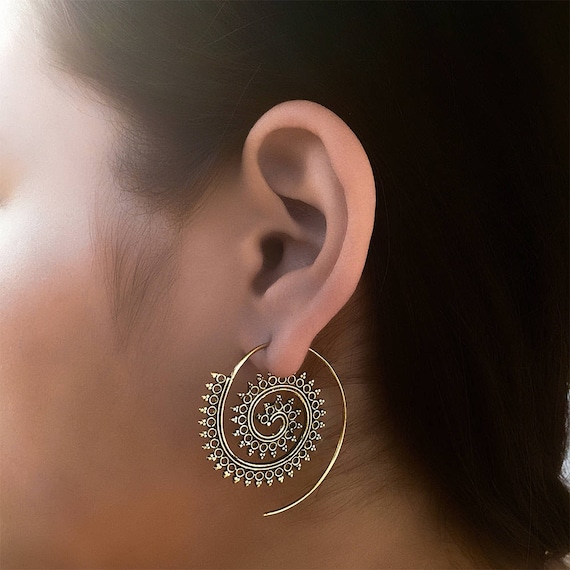 Earrings GYPSY Hoop large | TAMARA COMOLLI – tamaracomolli.com