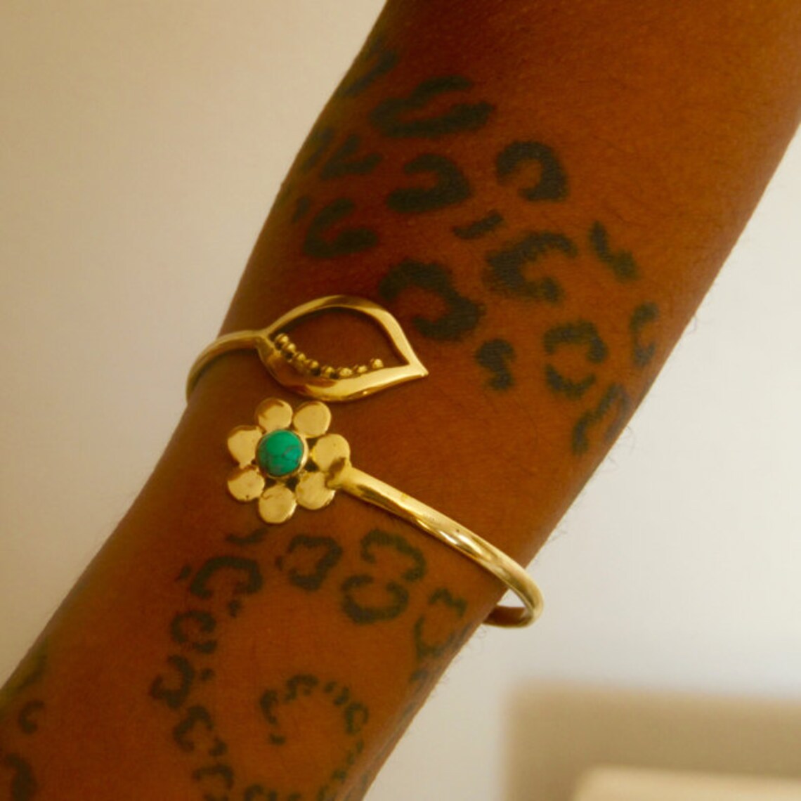 Brass Armlet Brass Arm Bracelet Upper Arm Cuff Upper Arm Etsy Israel