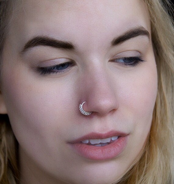 Nostril piercing ring deals