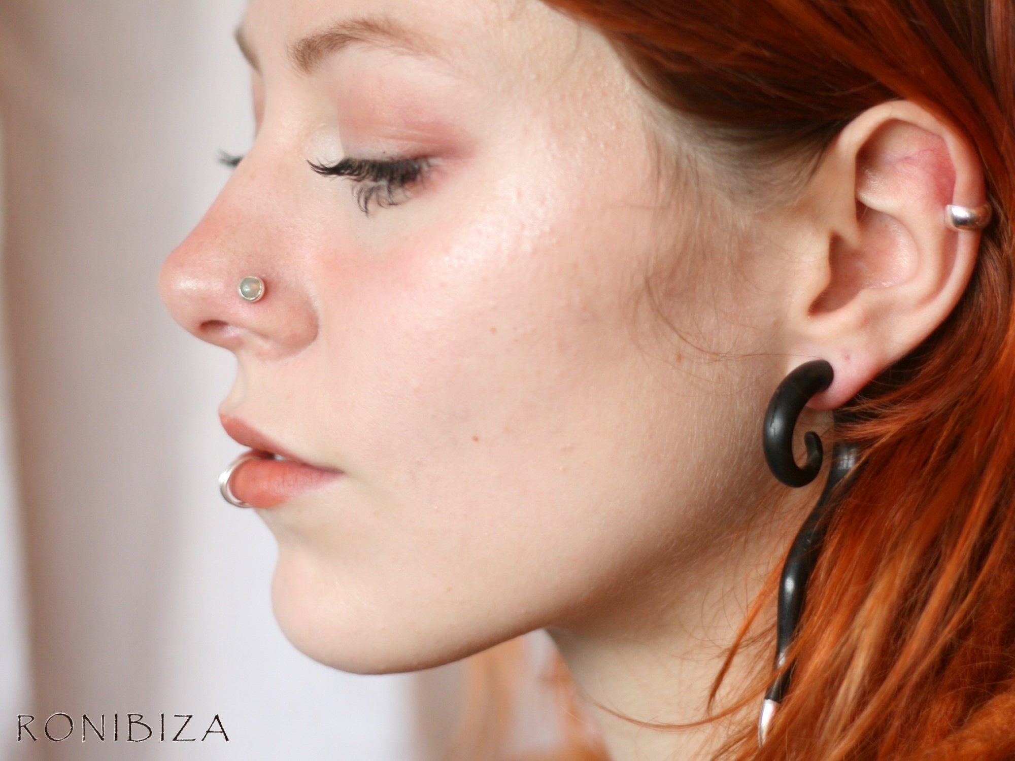 Moonstone Nose Stud Etsy UK