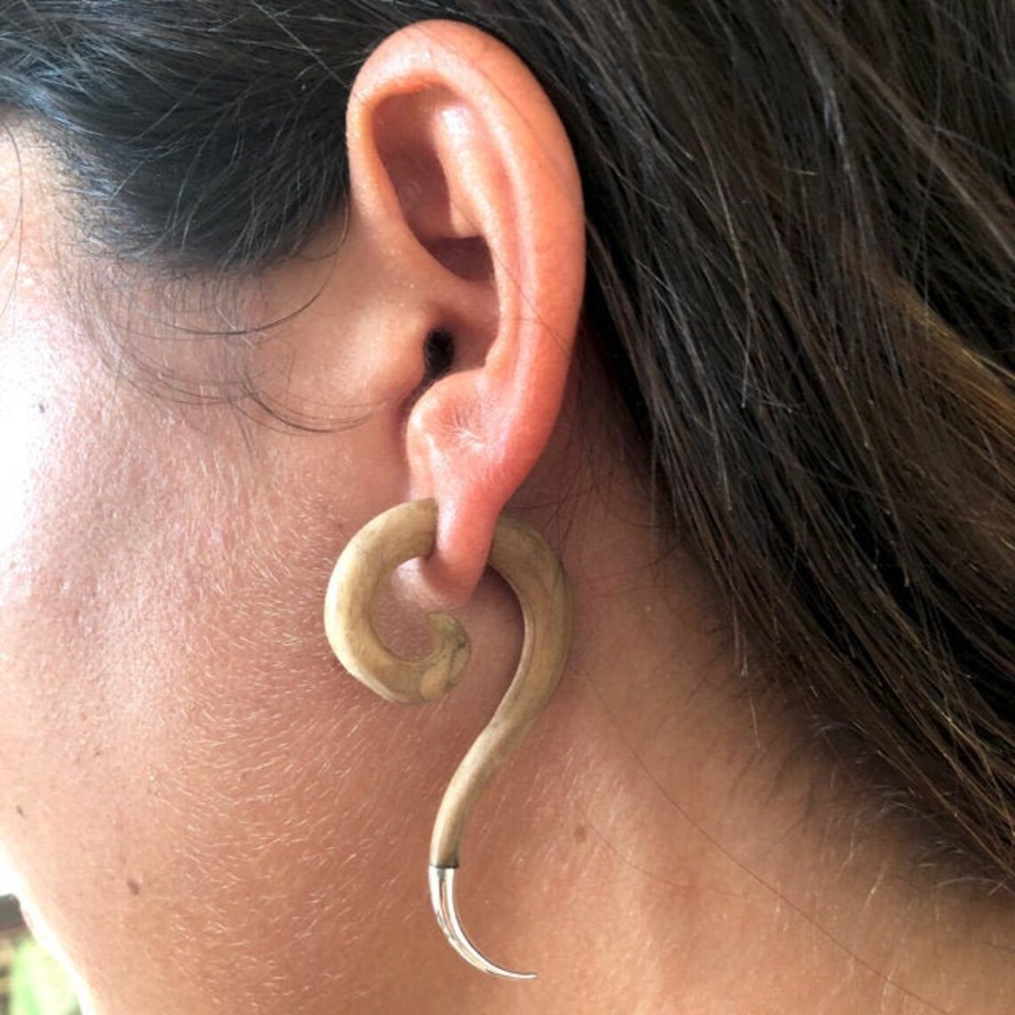 Mridula Fake Gauge Earrings Faux Gauge Earrings Fake Ear Etsy