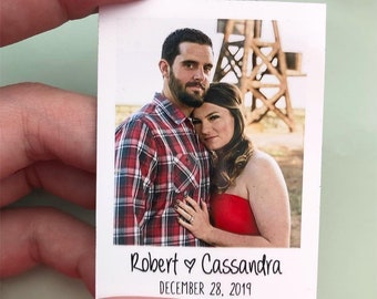 Custom Photo Magnets -Save the Dates Wedding Magnets Favors