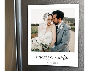 Personalized Photo Magnets for Save the Dates, Wedding Magnets, Favors, Birthdays