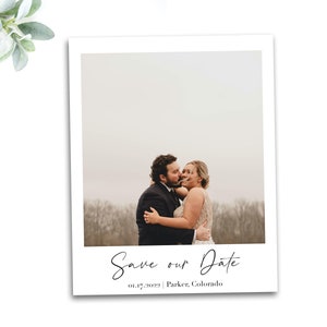 Save the Date Photo Magnets Wedding Announcement - Your Photos