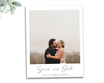 Save the Date Photo Magnets Wedding Announcement - Your Photos