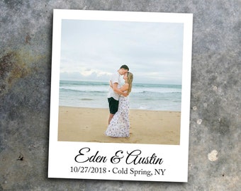 Custom Photo Magnets - Save the Date - Wedding Announcement - Your Photos