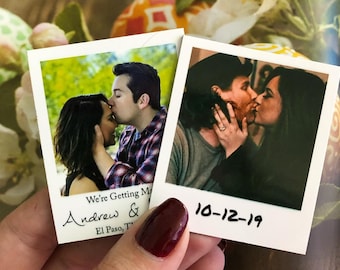 Imanes personalizados con fotos - Imanes para anunciar la fecha de la boda