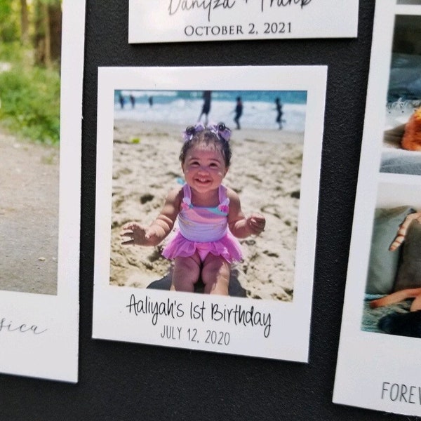 Personalized Birthday Magnets - Custom Photo Magnets - Party Favor
