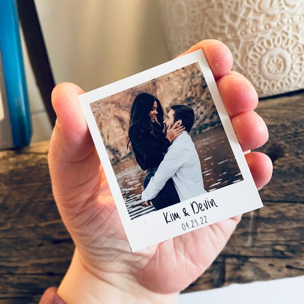Custom Photo Magnets Set - Your Favorite Photos - Small Cute Gift