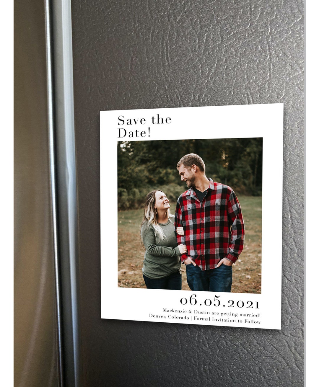 Save the Date Photo Magnets Wedding Announcement Your Photos - Etsy