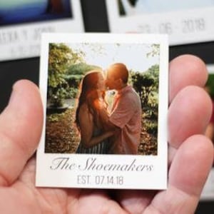 Personalized Wedding Photo Magnet, Save the Date, Invitation Favor image 10