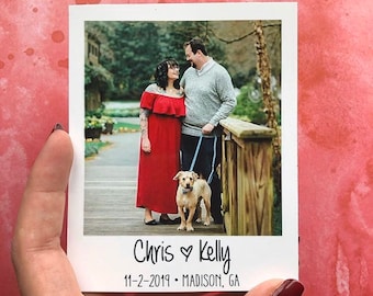 Custom Photo Magnets - Save the Dates Wedding Magnets Favors