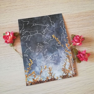Night, post card
