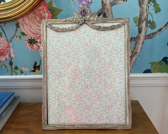 Antique 19th Century Louis XVI Silverplate Picture Frame 13 X 17 English