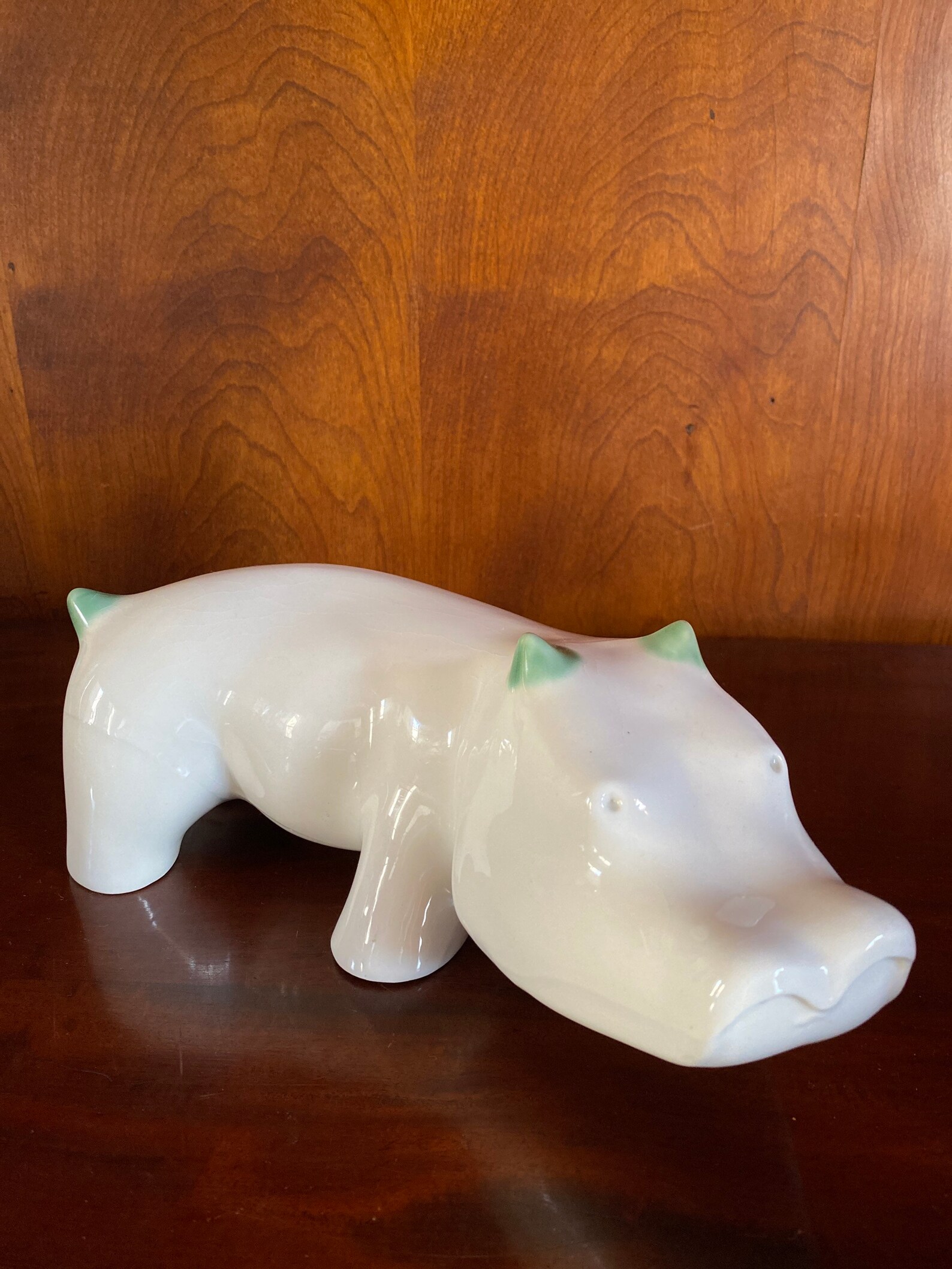 Kent Art Ware Hippopotamus Pottery Sculpture Family Etsy