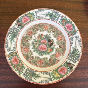 Chinese Export Famile Rose Porcelian Plate