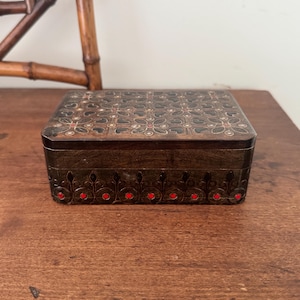 Vintage Polish Wooden Hand Carved Box