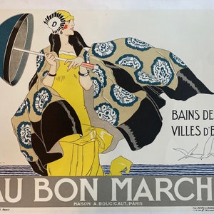 Rene Vincent Au Bon Marche Lithograph Museum Edition S2 Editions Atelier