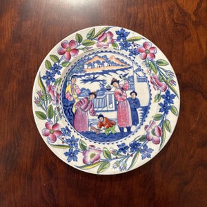 Early 19th Century English Chinoiserie Plate