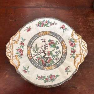 19th Century Barker Brothers Longton Indian Tree Serving Dish
