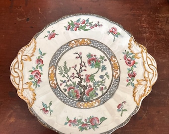 19世紀バーカーブラザーズ製ロングトンインディアンツリーサービング