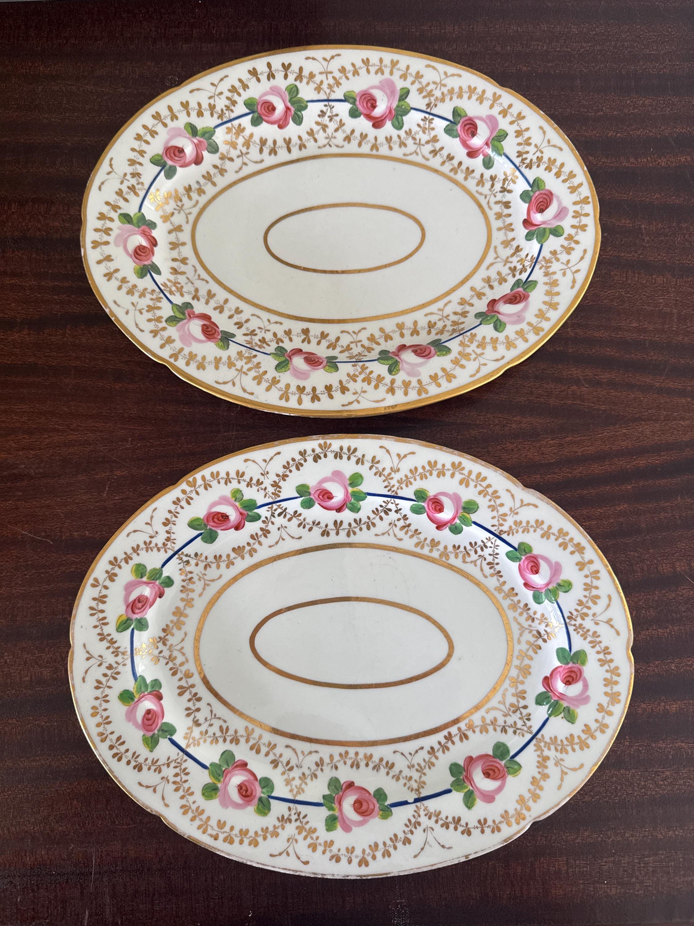 【Coalport】プレート　ディナープレート　4枚 Antique Coalport Platter - Etsy