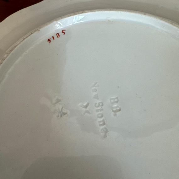 19世紀バーカーブラザーズ製ロングトンインディアンツリーサービング