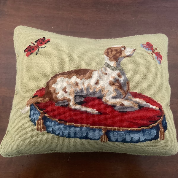 Needlepoint Pillow Etsy