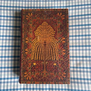 Pier 1 Kunstleder Buch Aufbewahrungsbox aus Holz