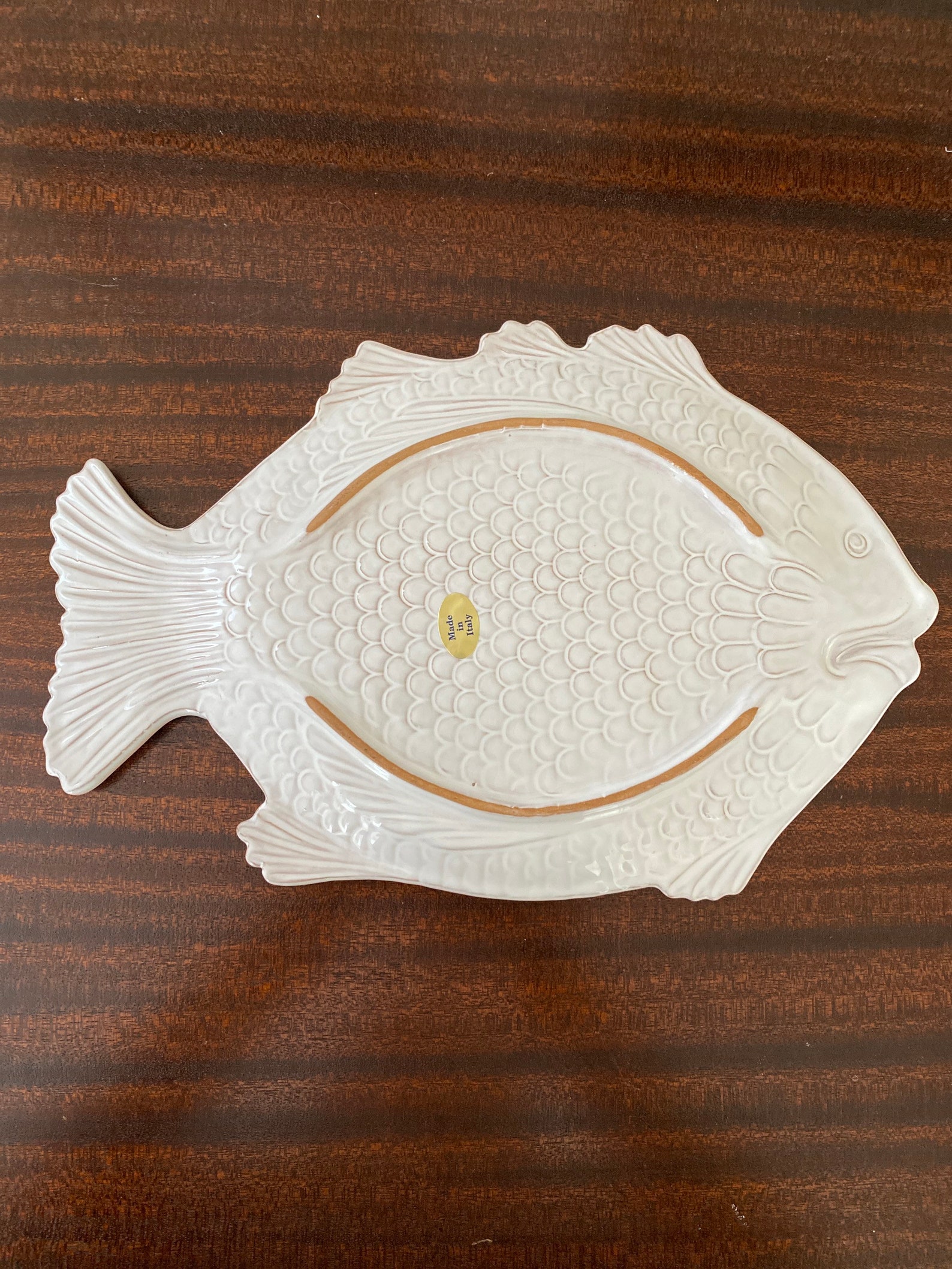 Vintage Italian Fish Ceramic Platter Etsy
