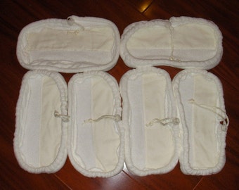 6 Reusable Microfiber Bissell Max and Deluxe Replacement Pad Refills