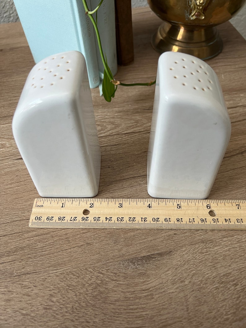 Mid Century Modern Ceramic Salt & Pepper Shakers image 5