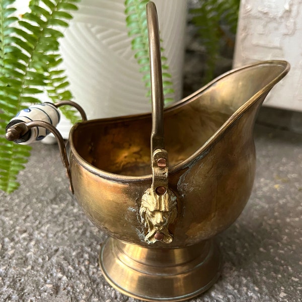 Small Vintage Brass Pot - Made In Holland